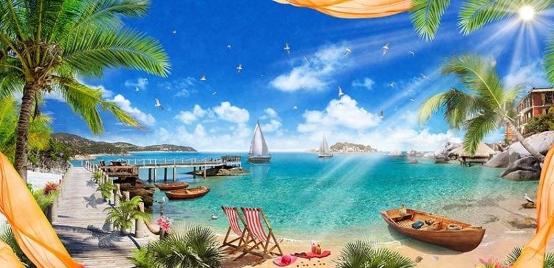 Фреска Современный Графический Дизайн М060