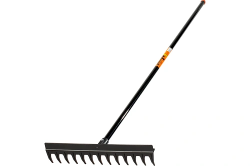 Грабли пластиковые с металлическим черенком AMIGO 77013