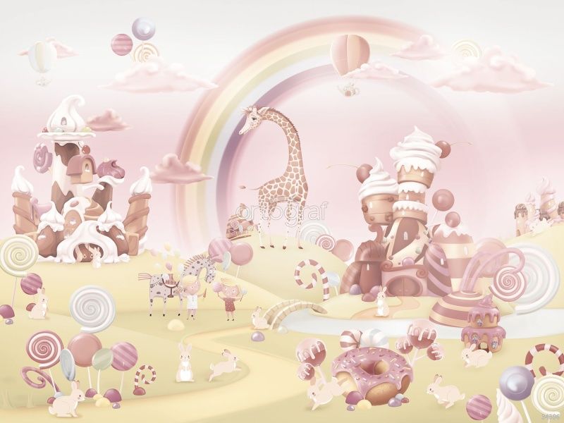 Фреска Карамельная страна Art.34396