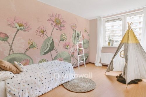 Фреска Розовый лотос