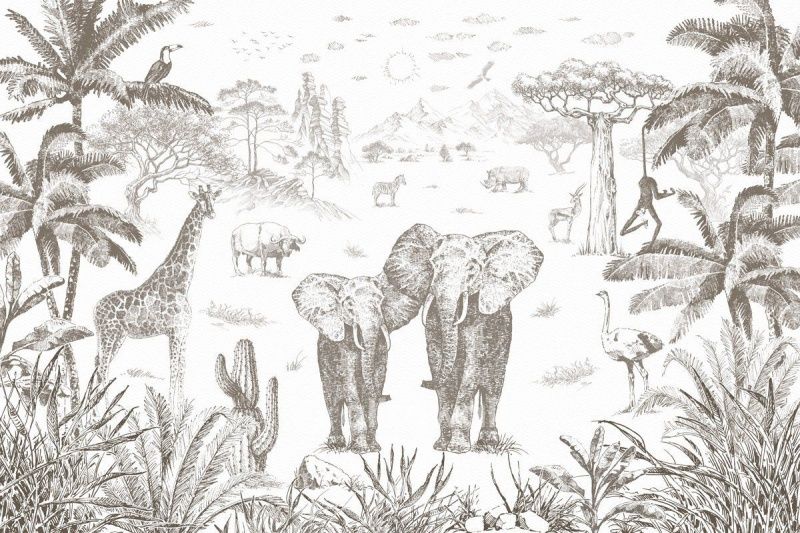 Фреска Книга джунглей