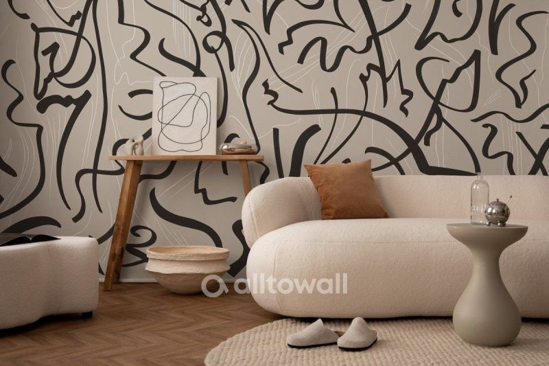 Фреска LINES Dynamic Black