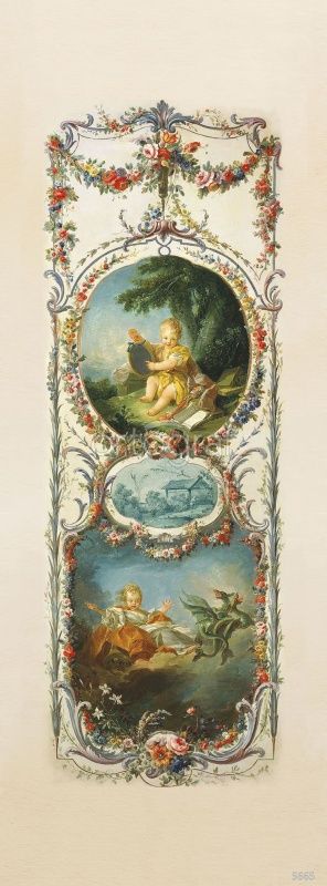 Фреска Франсуа Буше декоративное панно 1 Art.5665