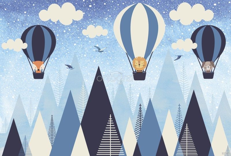 Фреска Над вершинами Art.32948