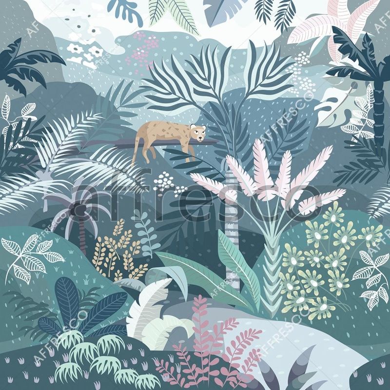 Фреска Тропический зной, арт. ID139486