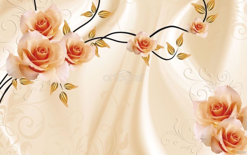 Фреска Персиковый шелк Art.33215