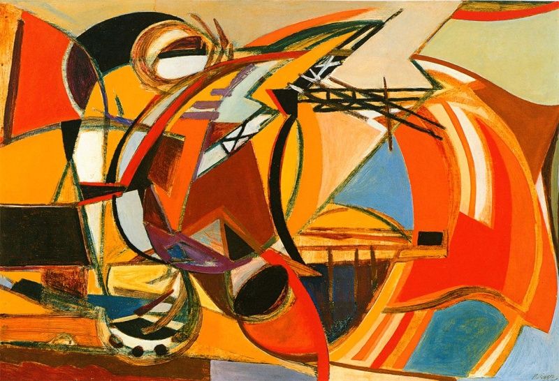 Фреска Абстракция 0005