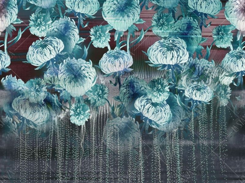 Фреска Цветы, цветочная коллекция арт. 980427