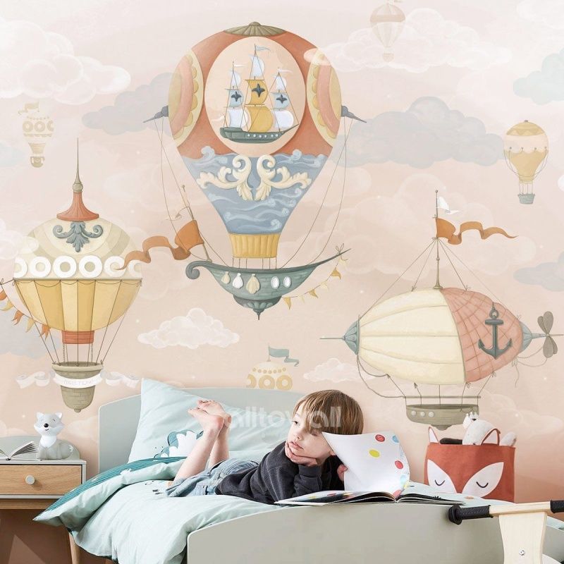 Фреска Полёт над городом