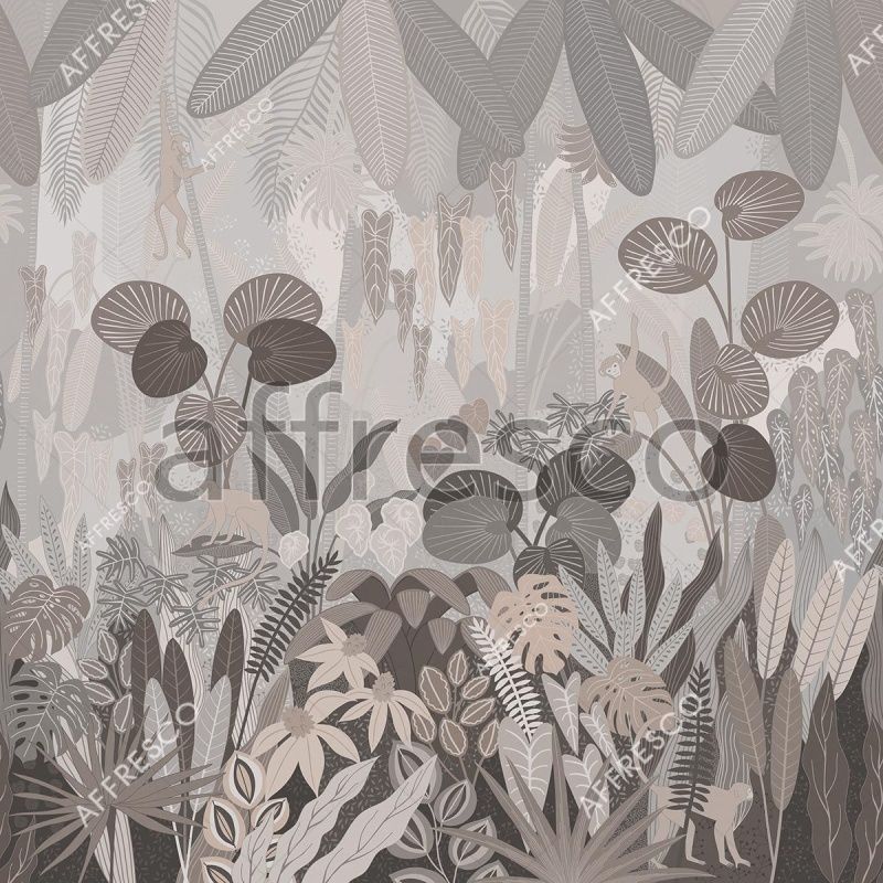 Фреска Веселые обезьяны, арт. ID139335