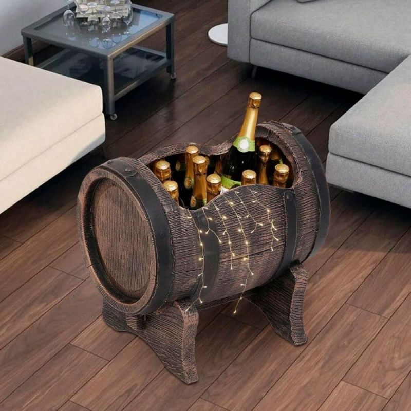 Садовое кашпо для цветов Planter Barrel Swing S