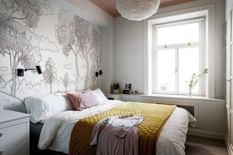 Фреска Графитовый лес-2