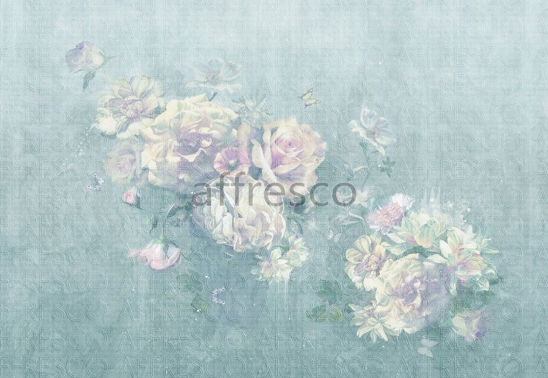 Фреска Розы на голубом, арт. ID136319