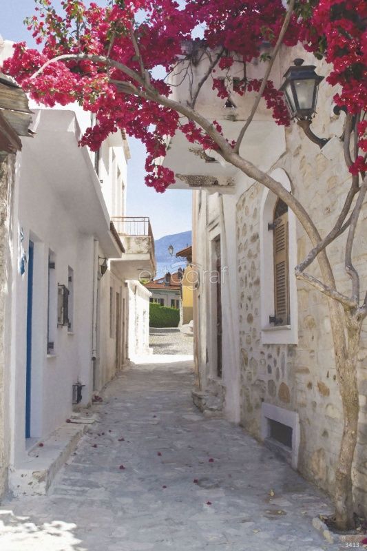 Фреска Средиземноморская улочка Art.3413