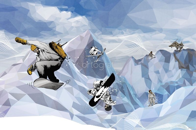 Фреска Ледяной вихрь Art.34652