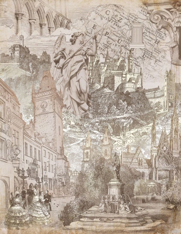 Фреска Старинная Европа Art.30967