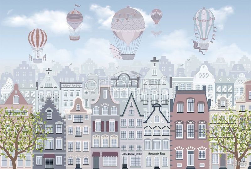 Фреска Пряничный городок Art.33693