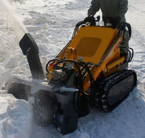 Снегоочиститель для мини-погрузчика