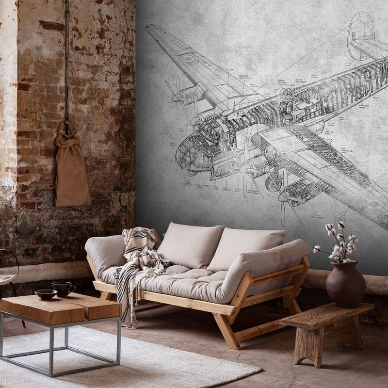 Фреска DRAWING PLANE