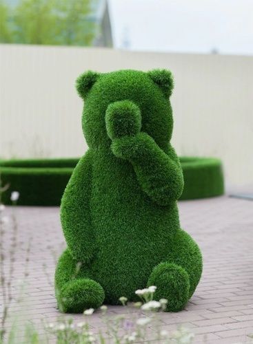 топиар "Медведь сосущий лапу" Распродажа