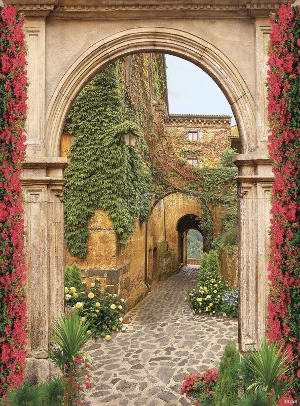 Фреска Улочка в Мелларо Art.30358