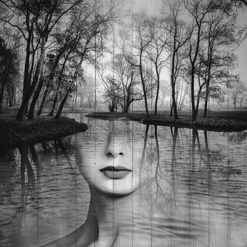 Фреска Мистический пейзаж Art.33218