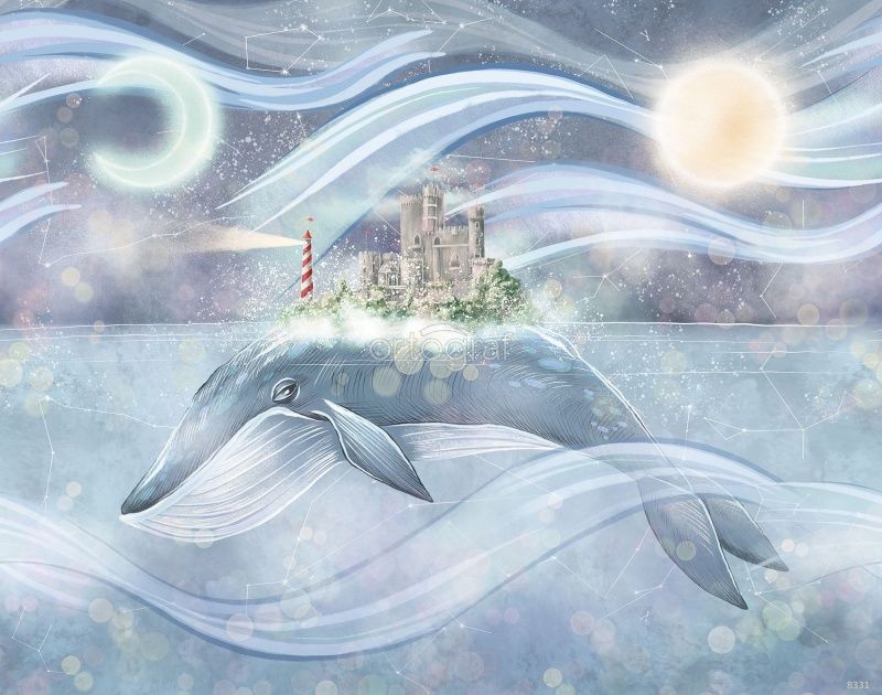 Фреска Рыба-Кит Art.8331