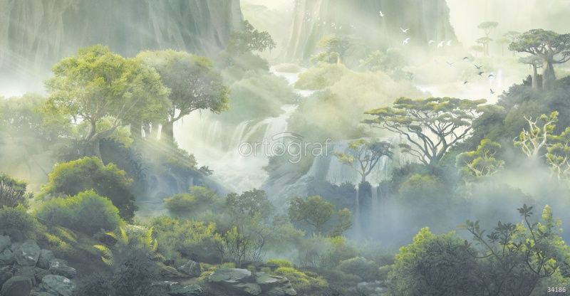 Фреска Затерянный мир Art.34186