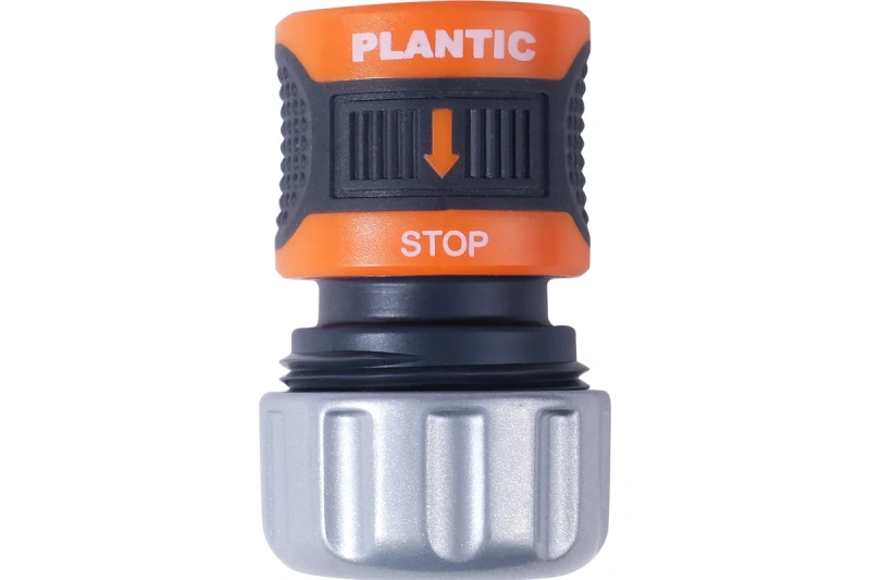 Коннектор c металлическим фиксатором аквастоп 1/2-5/8 light Plantic 39379-01