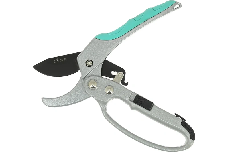 Профессиональный садовый секатор с храповым механизмом Zema ZM 3003