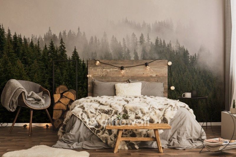 Фреска Хвойные вершины