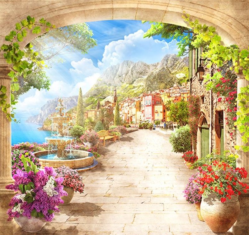 Фреска Современный Графический Дизайн 44443