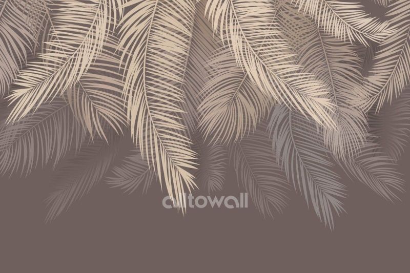 Фреска Листья пальмы-2