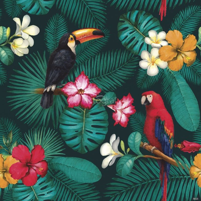 Фреска Тропическая ночь Art.5615