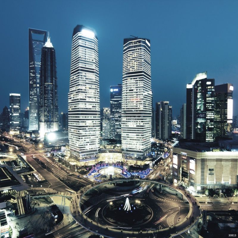 Фреска Ночной Шанхай Art.30813