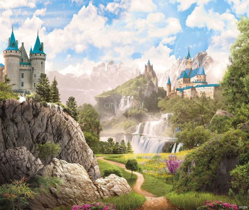 Фреска Сказочный пейзаж Art.33193
