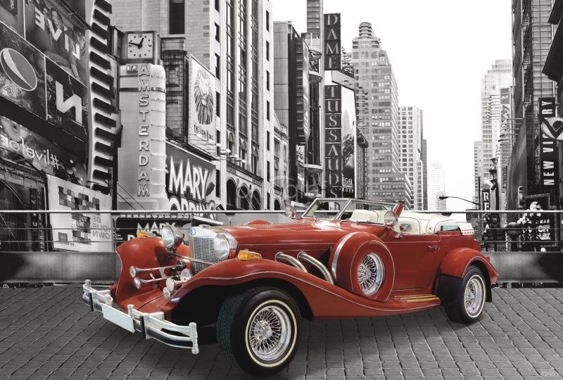 Фреска Ретромобиль Art.4840