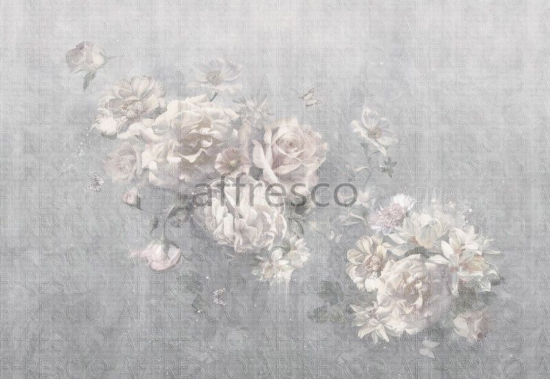 Фреска Розы на сером, арт. ID136301