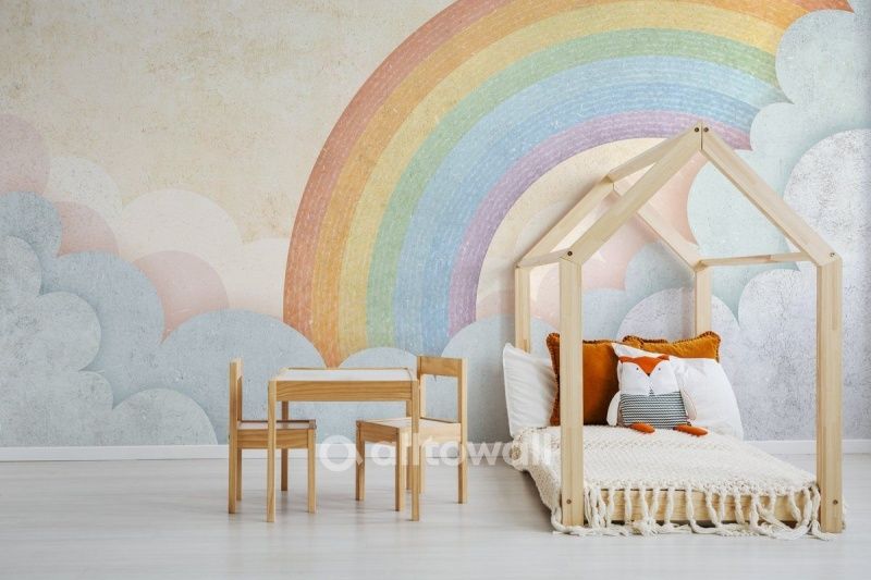 Фреска Текстурная радуга