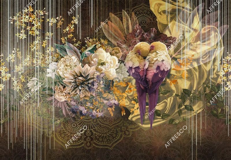 Фреска Неразлучники, арт. ID137761