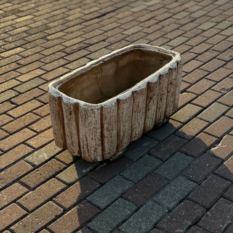 "Бревенчатое" кашпо