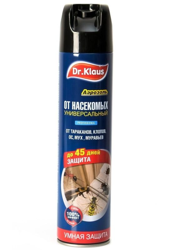 Аэрозоль Универсальный от насекомых Dr.Klaus 600 мл