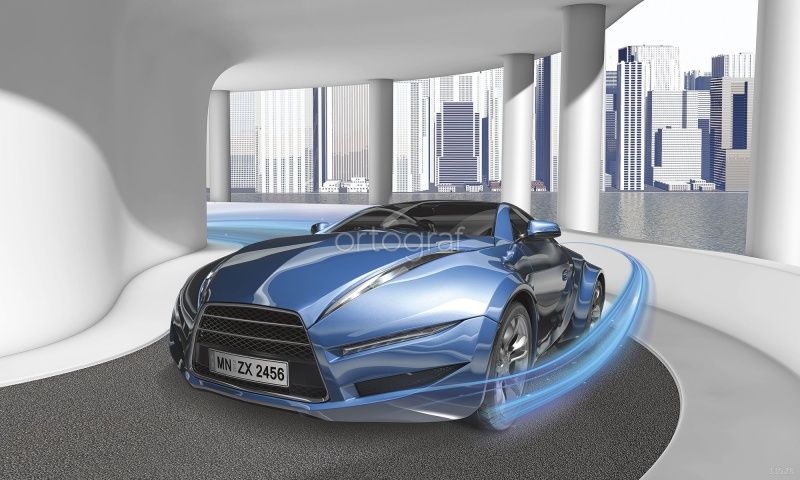 Фреска Спорткар Art.33528