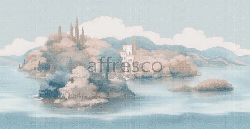 Фреска Невероятный остров, арт. ID139707