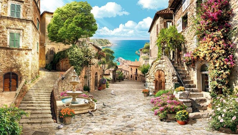 Фреска Современный Графический Дизайн 44429