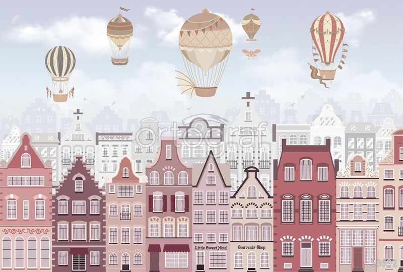 Фреска Пряничный городок Art.33692