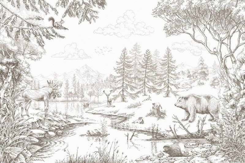 Фреска Таёжный лес