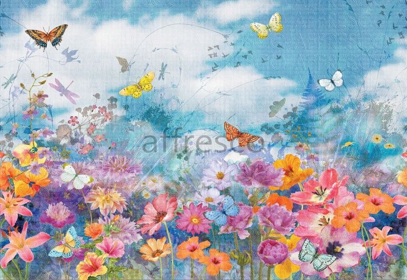 Фреска Летняя поляна, арт. ID136395