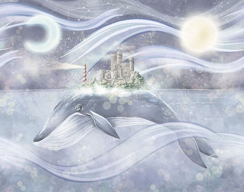 Фреска Рыба-Кит Art.8332