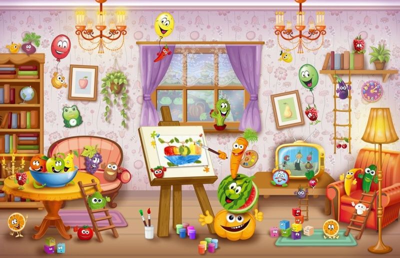 Фреска Детские B045